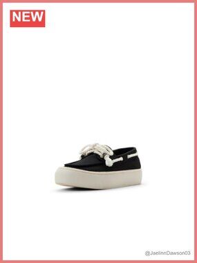 Canvas Platform Boat Shoes Women's Lace Up Flat